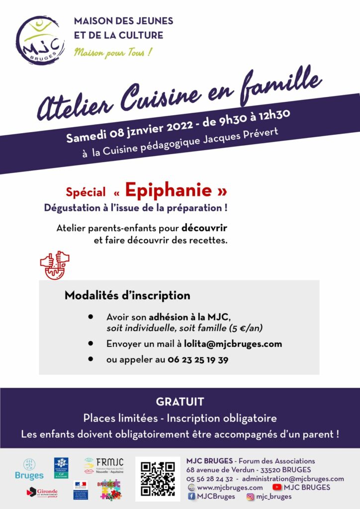 Cuisine en famille - Epiphanie