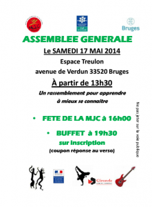 Tract ASSEMBLEE GENERALE ET FÊTE MJC2014