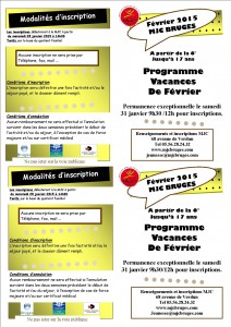 Programme Février 2015 2