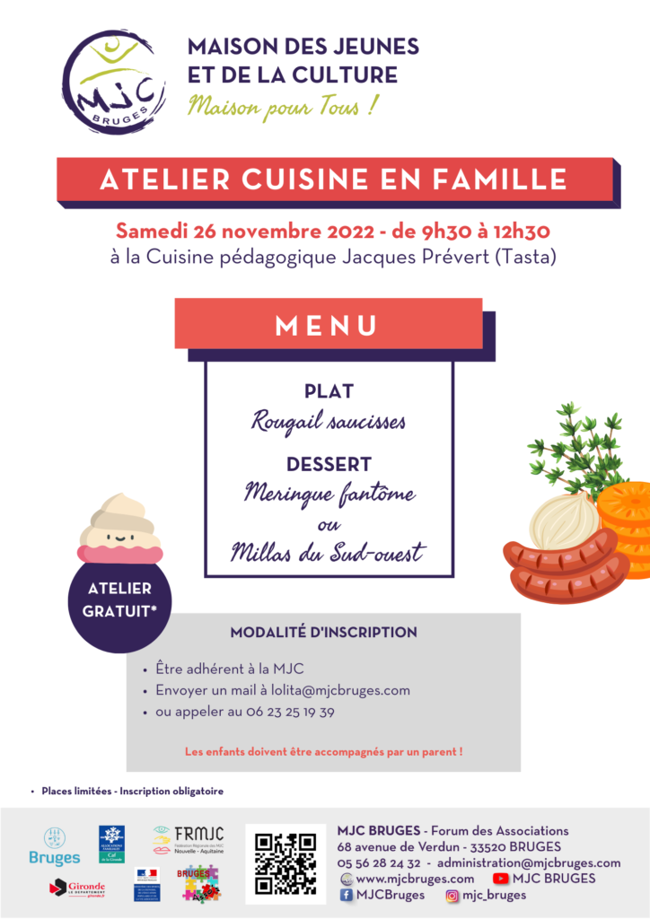 Cuisine en famille novembre 2022