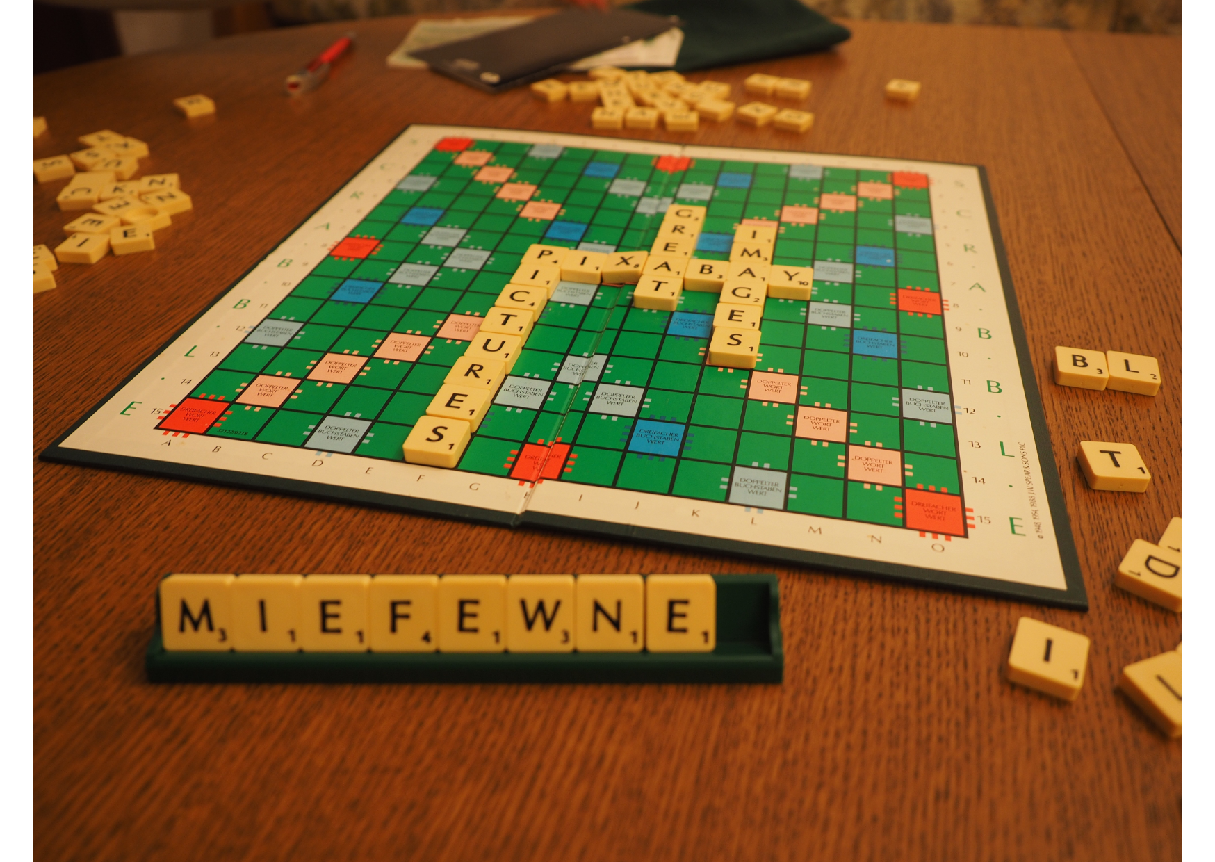 Atelier de scrabble