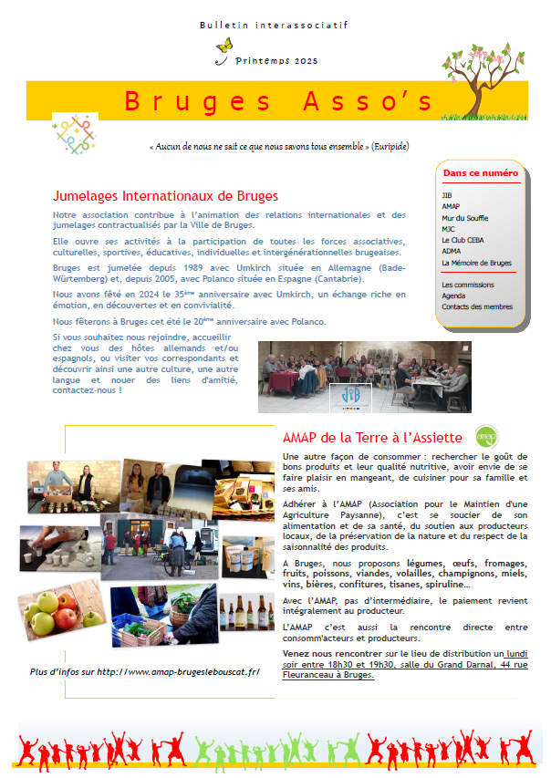 Bulletin Bruges Asso's - Mars 2025