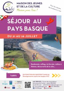 Séjour Jeunes Pays Basque 2025